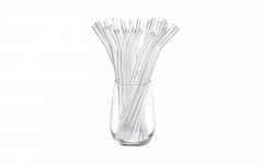 Paille en verre réutilisable