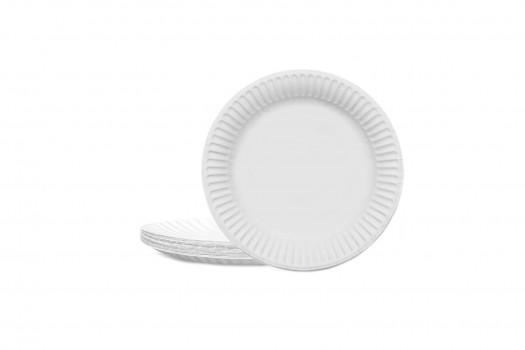 Assiette blanche carton 18cm