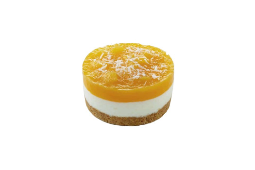 Sablé mangue panacotta