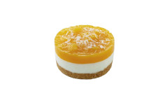 Sablé mangue panacotta