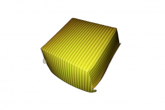 Box hamburger carton jaune ap7