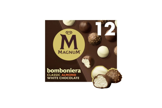 Magnum bomboniera classic almond white