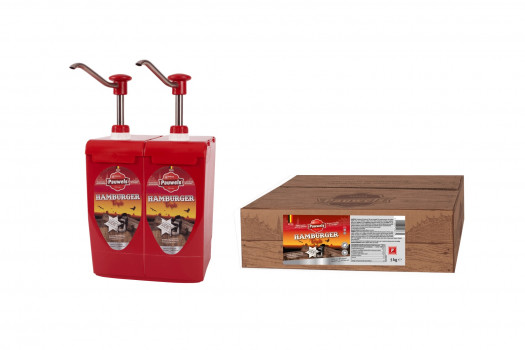 Sauce hamburger triple bib