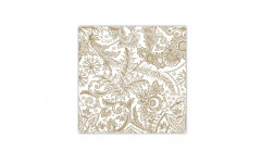 Serviette fay white gold 33*33cm