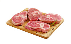 Osso bucco/veau jarret coupe tanche rose