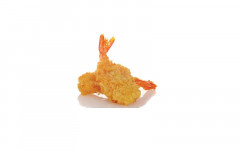 Papillon scampis pané