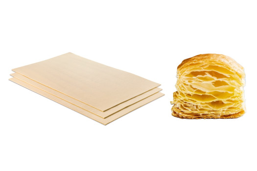 Plaque feuilletée beurre 2.6mm