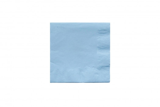 Serviette bleue azur 20*20cm