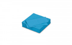 Serviette bleue azur 25*25cm