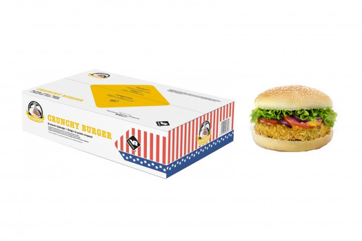 Burger poulet croquant