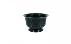 Coupe dessert noire sur pied