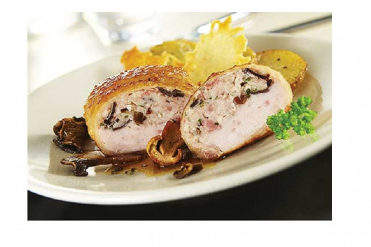 Fondant poulet cepes +/-160gr