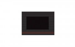 Set de table noir et rouge