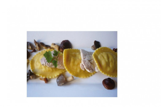 Raviole au ris de veau forest