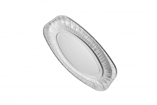 Plat en alu oval 55cm vl 3d