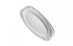 Plat en alu oval 55cm vl 3d