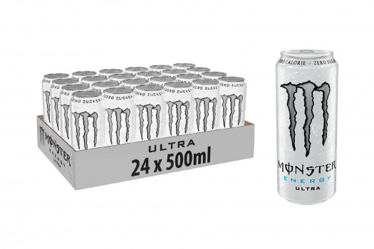 Monster ultra white cans