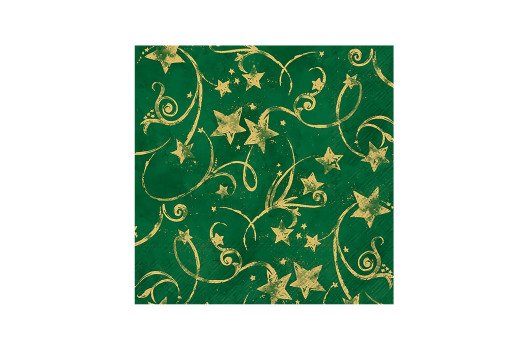 Serviette star garland 33*33cm