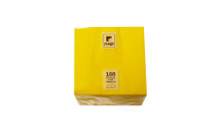 Serviette jaune 20*20cm