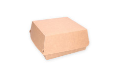 Box hamburger carton brun xxl
