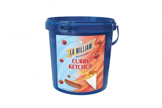 Sauce ketchup curry seau