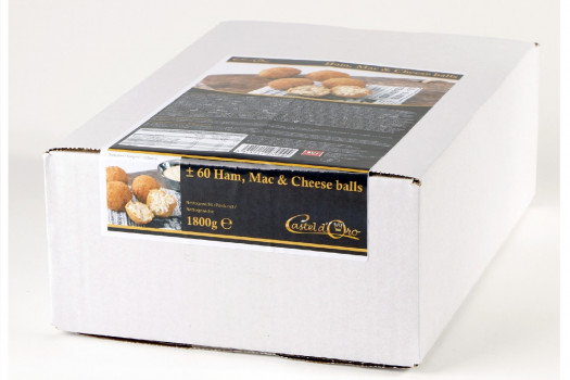 Mac and cheese ham balls